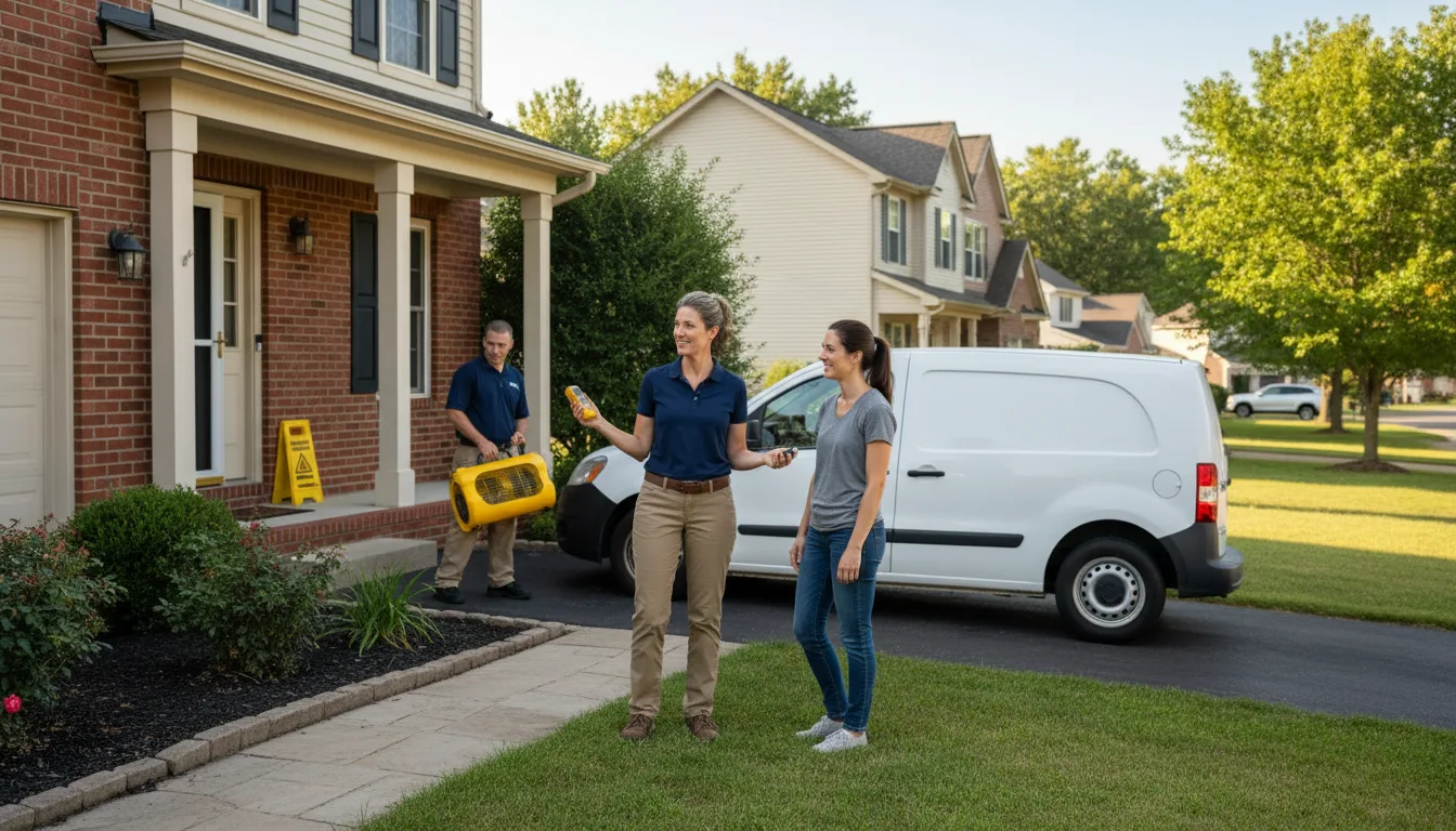 Water restoration image for Mildew Remediation in Dalton, OH
